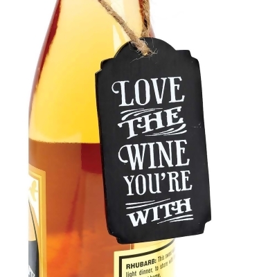 Dicksons 240011 WINE BOTTLE TAG LOVE THE WINE 