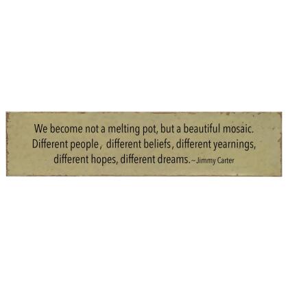 Dicksons TLL18GR Tbltop Tile We Become Not Melting Sage 