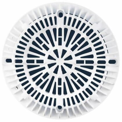 Custom Molded Products CMP25537000000 8 in. Galaxy Lid & Gunite Main Drain Frame, White 