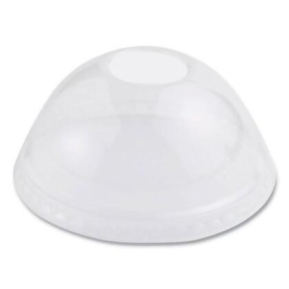 World Centric WORCPLCS12D PLA Clear Cold Cup Lids for 9-24 oz Cups, Clear - 1000 Count 