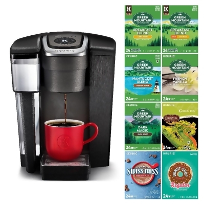 Keurig Green Mountain 611247381212 K1500 Bundle K-Cup Coffee Maker with Variety Pack, Black 