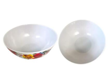 Familymaid 11870R 8 in. Dia. x 3.5 in. Rose Design Mela Bowl 