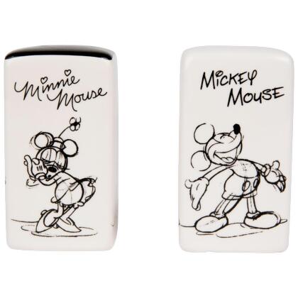 Mickey Mouse 847150 Disney Mickey & Minnie Mouse Rectangular Salt & Pepper Shakers 