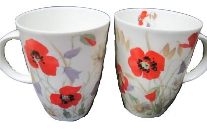 Roy Kirkham ER2308P2 Louise Mug - English Meadow Set of 2 