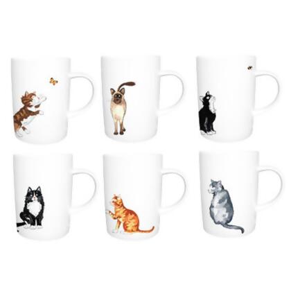 Roy Kirkham ER2171 Lyric Mug - Cats Set of 6 
