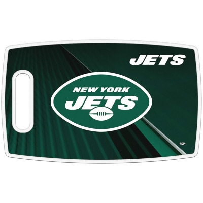 The Sports Vault 7183181776 New York Jets Large Alternate Cutting Board 