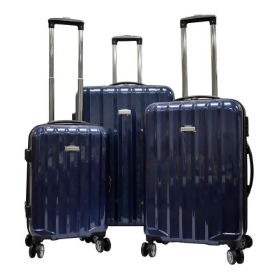 Karriage-Mate PC00173A-Bl Hardside Expandable Luggage with Spinner Wheels & TSA Lock, Blue 