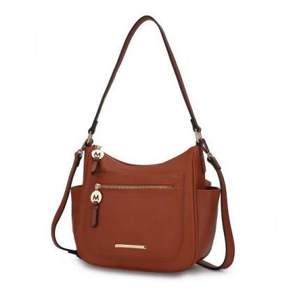 Mia K. Collection Crossbody Bag For Women - Removable Adjustable Strap - Vegan Leather Crossover Designer Messenger Purse