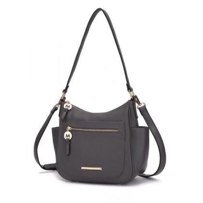 Mia K. Collection Crossbody Bag For Women - Removable Adjustable Strap - Vegan Leather Crossover Designer Messenger Purse