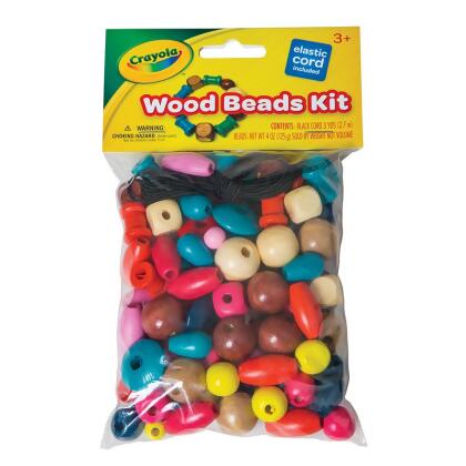 Dixon Ticonderoga PACAC6116100CRA-3 Wood Beads, Assorted Colors - 100 Count  - Pack of 3