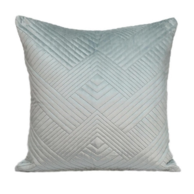 HomeRoots 402894 Transitional Gray Quilted Throw Pillow 