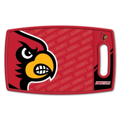 YouTheFan 1904940 NCAA Louisville Cardinals Logo Series Cutting Board 