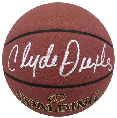 Schwartz Sports Memorabilia DREBSK216 Clyde Drexler Signed Spalding Elevation Indoor & Outdoor NBA Basketball 