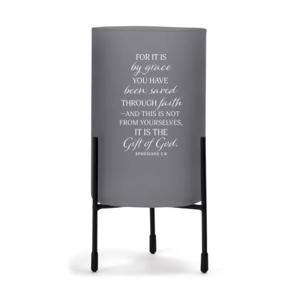 Dicksons HGC19SGY Hurricane Candleholder For It Is Eph.2:8 