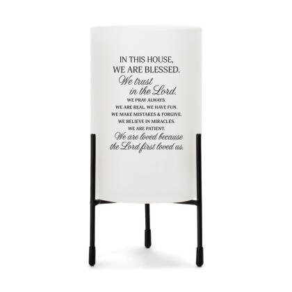 Dicksons HGC17SW Hurricane Candleholder In This House 