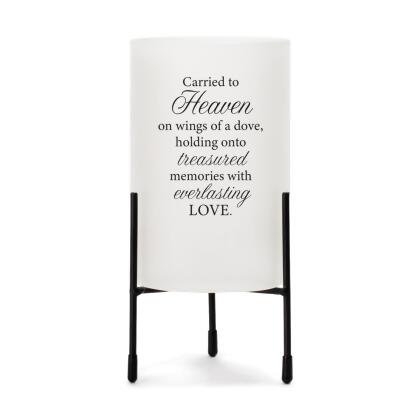 Dicksons HGC24SW Hurricane Candleholder Carried To Heaven 