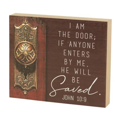 Dicksons TPLK108-66 Tabletop Plaque I Am The Door 10x8
