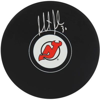 Schwartz Sports Memorabilia BROPUC423 Martin Brodeur Signed New Jersey Devils NHL Hockey Puck 