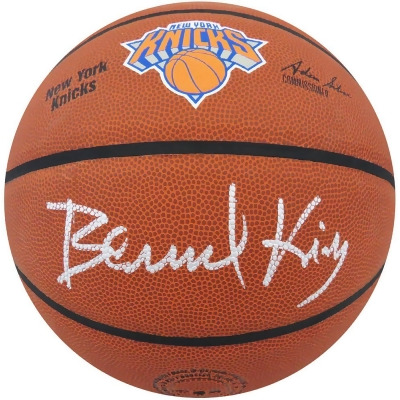 Schwartz Sports Memorabilia KINBSK206 Bernard King Signed Wilson New York Knicks Logo NBA Basketball 