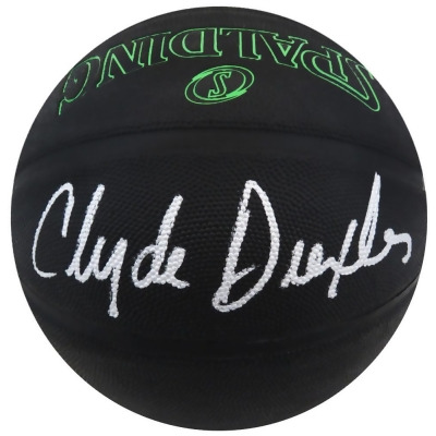 Schwartz Sports Memorabilia DREBSK218 Clyde Drexler Signed Spalding Phantom Black NBA Basketball 