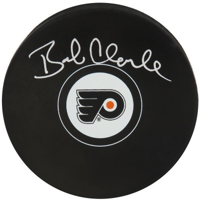 Schwartz Sports Memorabilia CLAPUC401 Bobby Clarke Signed Philadelphia Flyers Logo NHL Hockey Puck 
