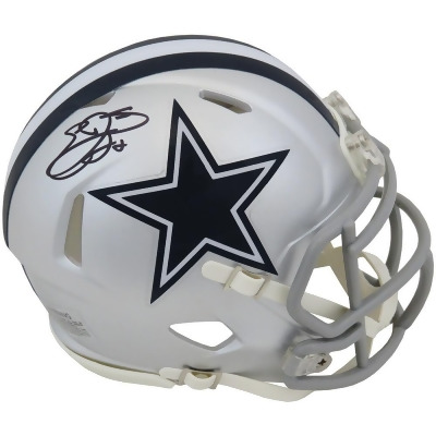 Schwartz Sports Memorabilia SMIMIN306 Emmitt Smith Signed Dallas Cowboys Riddell Speed NFL Mini Helmet 