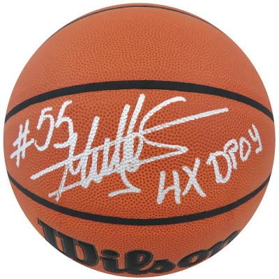 Schwartz Sports Memorabilia MUTBSK209 Dikembe Mutombo Signed Wilson Indoor & Outdoor NBA Basketball with 4x NBA Dpoy Inscription 