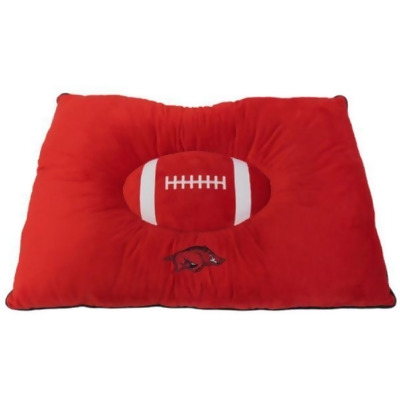 Pets First ARK-3188 20 x 30 in. Arkansas Razorbacks Pillow Bed for Pets 