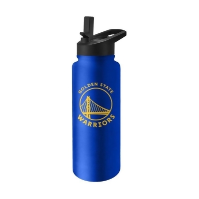 Logo Chair 709-S34QB-8 34 oz NBA Golden State Warriors Quencher Logo Flip Top Water Bottle 