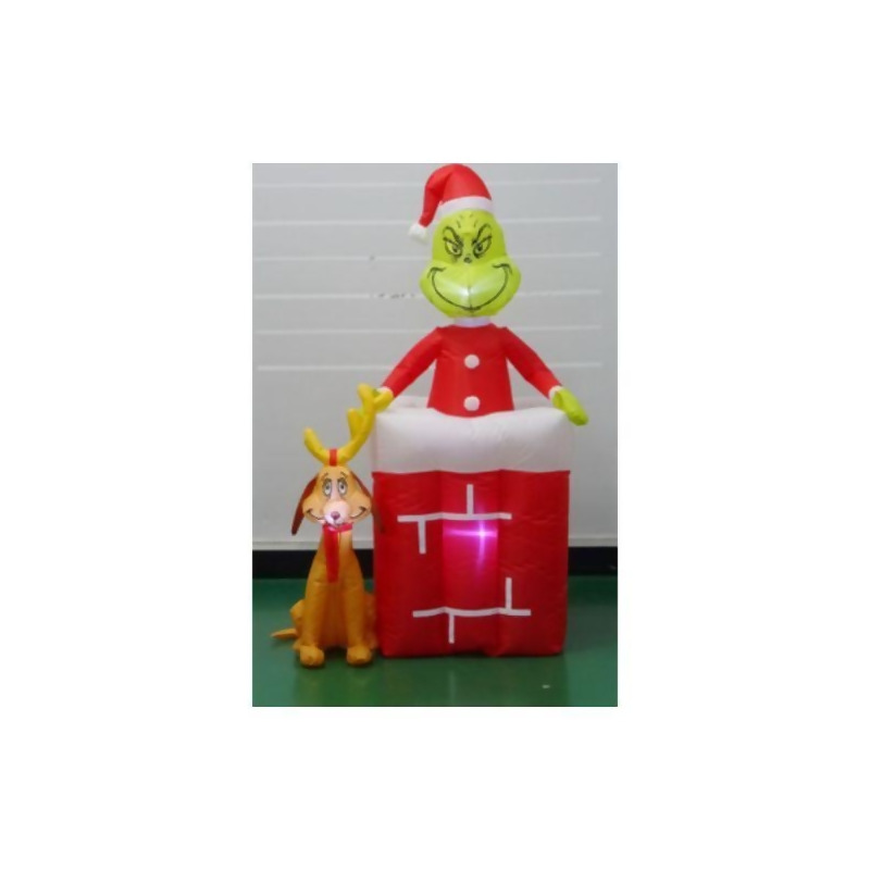 Rare Grinch Max Christmas Airblown Inflatable shops