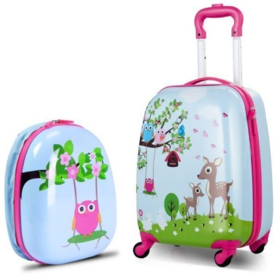 Total Tactic BG51215 ABS Kids Suitcase Backpack Luggage Set- 2 Piece 