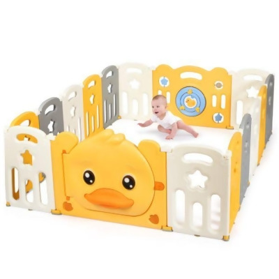 Total Tactic BB5599 16-Panel Foldable Baby Playpen with Sound 
