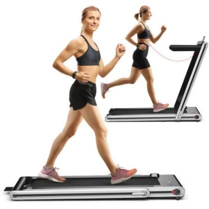 Gymax 2 in 1 online folding treadmill 2.25 hp