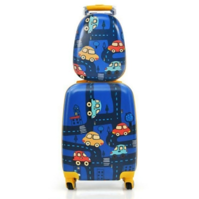 Total Tactic BN10001 Kids Luggage Set with Backpack & Suitcase for Travel - 2 Piece 