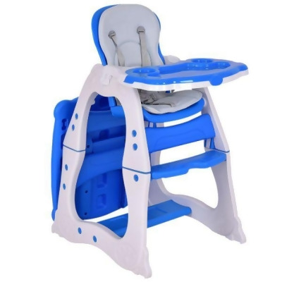 Total Tactic BB4640BL 3-in-1 Infant Table & Set Baby High Chair, Blue 