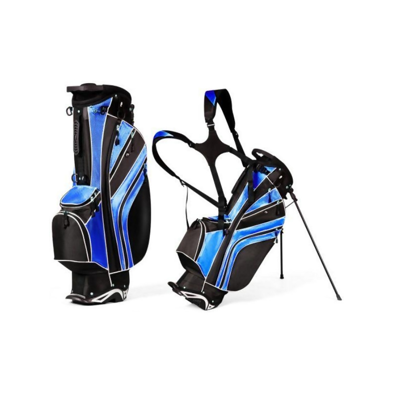 Golf Stand Cart Bag with 6-Way Divider outlets Carry Pockets