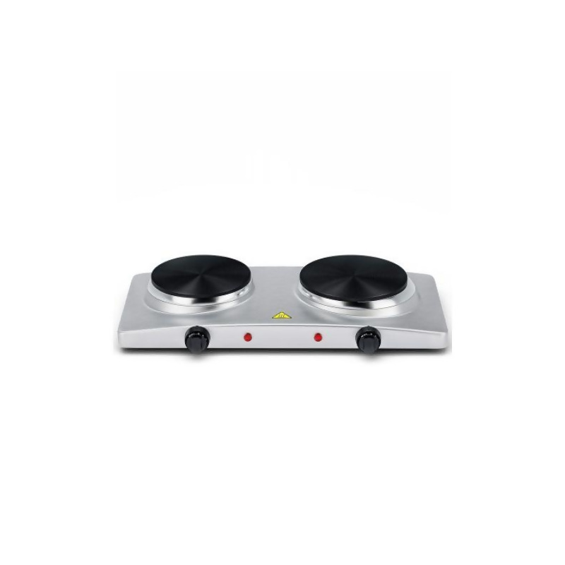 Costway EP24636US 1800W Double Hot Plate Electric Countertop Burner  Stainless Steel 5 Power Levels