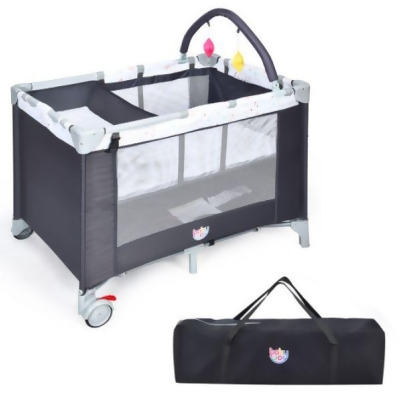 Total Tactic BB5576 Portable Baby Playard Playpen Nursery Center with Mattress 
