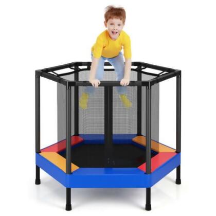 48in Mini Trampoline with Handrail