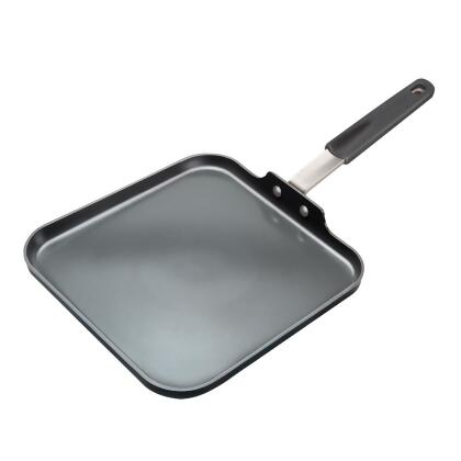 MasterPan MP-182 11 in. Griddle & Pancake Pan - Healthy Ceramic Non-Stick Aluminium Cookware with Stainless Steel Chefs Handle