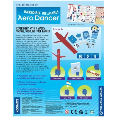 Fun & Educational Activity Kits 550035 Incredible Inflatable Aero Dancer 