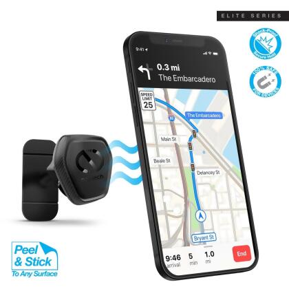 Naztech 15474-HYP Naztech MagBuddy Elite Anywhere+ Mount w/ 360 Degree Swivel Rotation (15474-HYP) Black 
