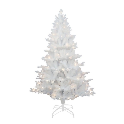 Kurt S. Adler TR62500LEDWW 5 ft. Pre-Lit Warm White LED Jackson White Pine Artificial Tree 