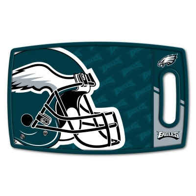 YouTheFan 1907484 14 x 9 in. NFL Philadelphia Eagles Logo Series Cutting Board 