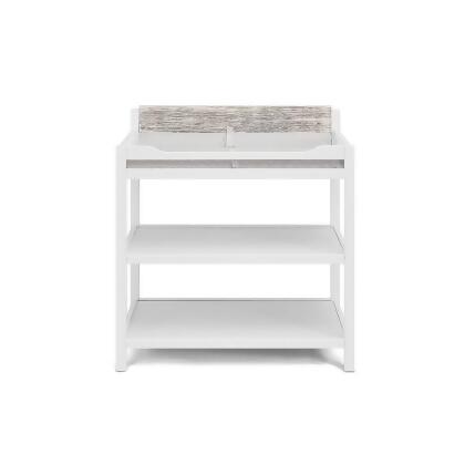 Suite Bebe 22566-WNAT 34 x 37.5 x 18 in. Hayes Changing Table, White & Natural