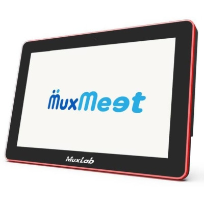 Muxlab MUX-500821 Muxmeet Tablet-1 Tablet for Controlling Video Conferencing Platforms & Scheduling Conference Rooms 