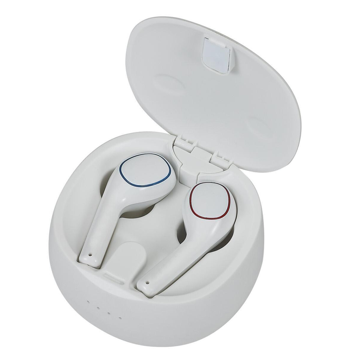 FDA TWS Rechargeable Hearing Aid Suitable for Mild to Moderate Hearing Loss- White