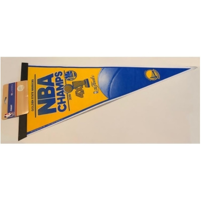 212 Main PNTH-GSW2015 12 x 30 in. Golden State Warriors NBA 4X Champs 2015 Pennant 