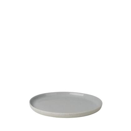 Blomus 64304.4 5.5 x 0.5 in. Sablo Side Plate, Stone - Pack of 4 