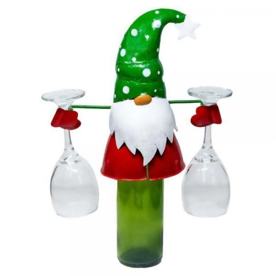 Gift Essentials GE3039 Gnome Wine Bottle & Glass Holder 